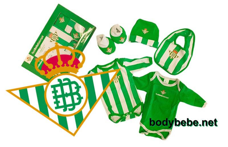 Tienda de artículos, productos y regalos oficinales del Real Betis Balompié para niños, niñas y recién nacidos